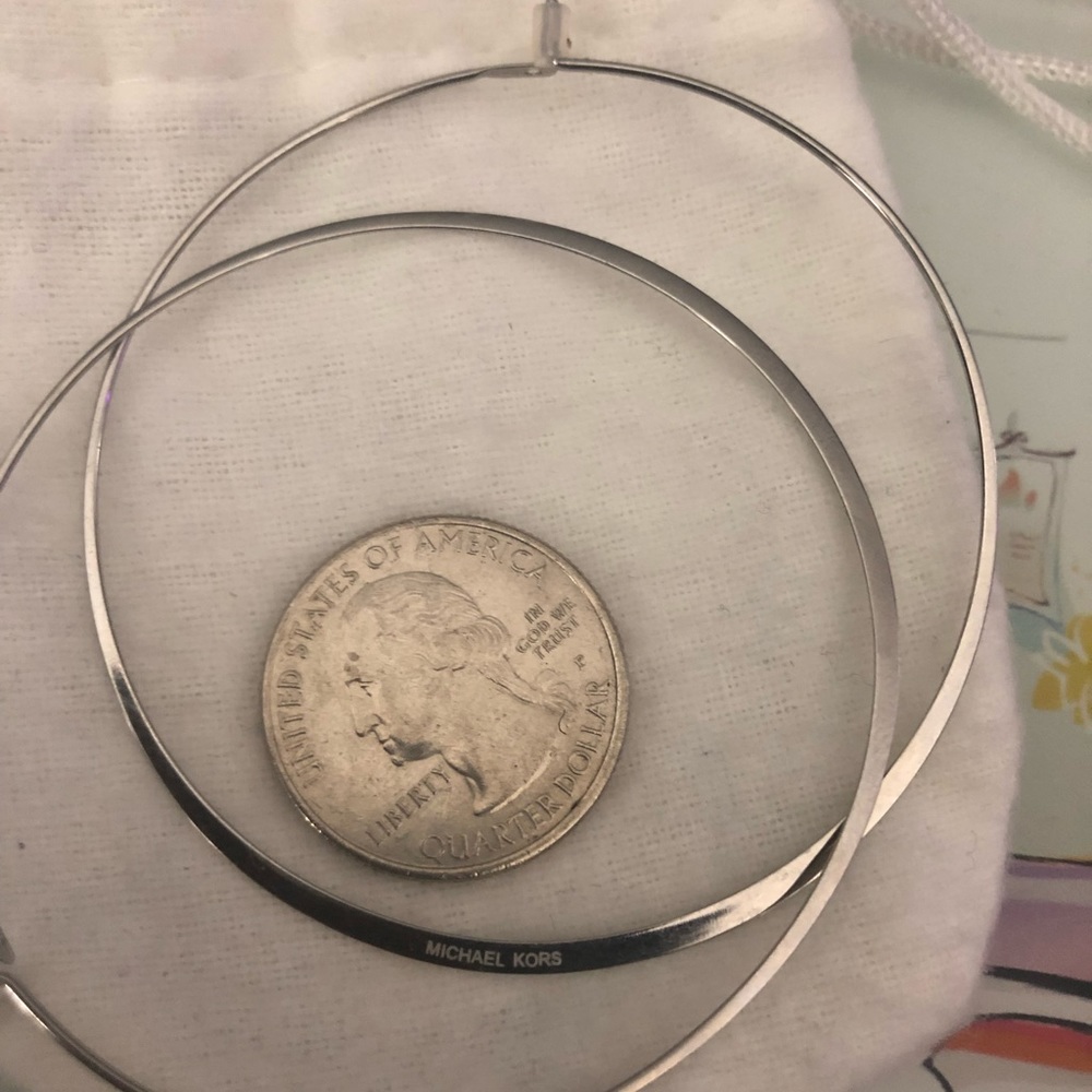 Michael Kors hoop earrings